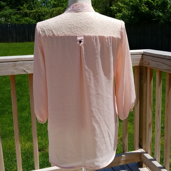 Peachy pink summer tunic - Picture 3 of 6